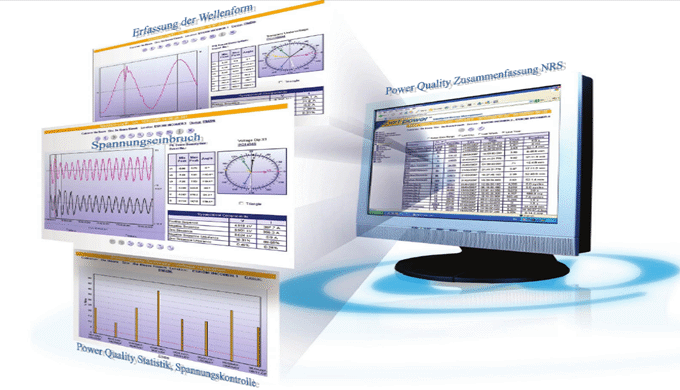 Bildschirme Power Quality aus eXpertPower